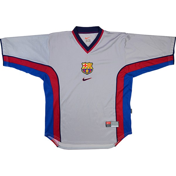 Tailandia Camiseta Barcelona 2ª Retro 1998 2001 Gris